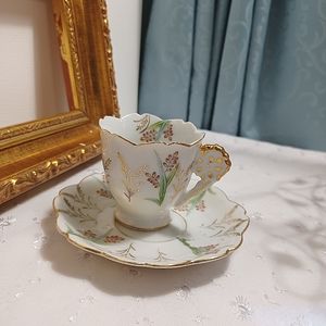Vintage Ucagco china, Made in Japan, tea cup and saucer